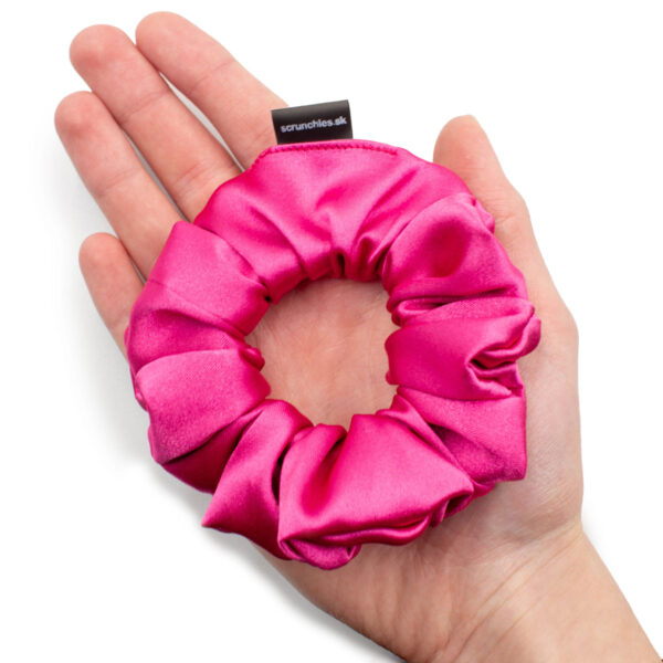 Gumička do vlasov Hot pink