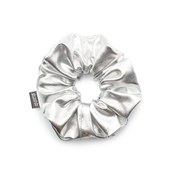 Scrunchie Gumička do vlasov Silver